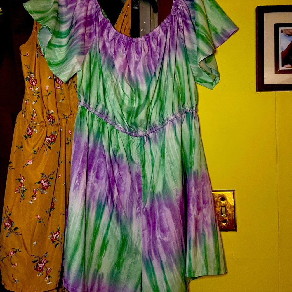 Tie dye Romper shein brand size 1X